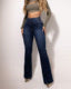 Pantalon skinny extensible à taille élastique