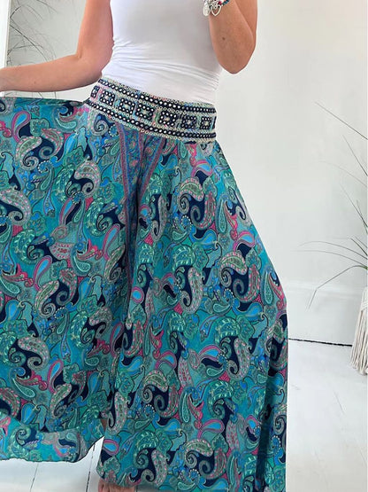 Loose Big Hem Leisure Holiday Skirt For Women