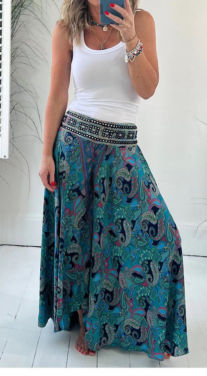 Loose Big Hem Leisure Holiday Skirt For Women