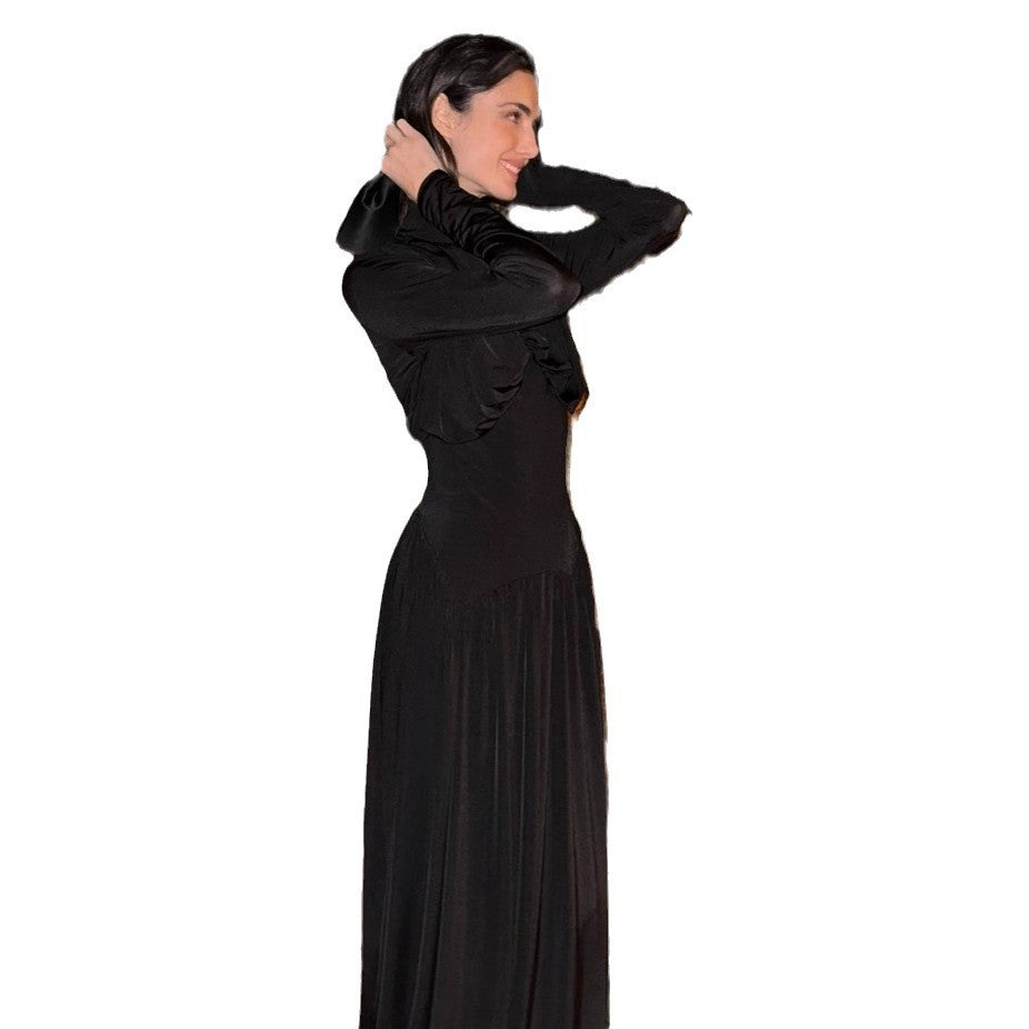 Robe midi à manches longues Florienne